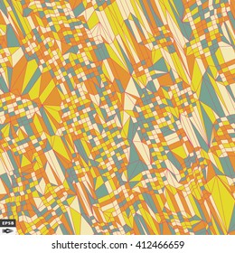 Colorful Mosaic Background. Polygonal Vector Illustration. 