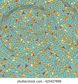 Colorful Mosaic Background. Polygonal Vector Illustration. 