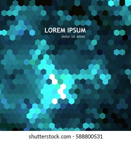 Colorful mosaic background. Vector