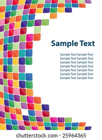 Colorful mosaic background. Vector-Illustration