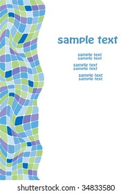 Colorful mosaic background. Vector-Illustration