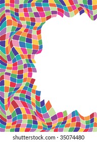 Colorful mosaic background. Vector-Illustration