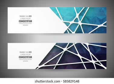 Colorful mosaic banner.  Info graphics composition with geometric shapes. Retro label design. Vector illustration for business presentation