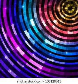 Colorful mosaic banner, vector eps10 illustration