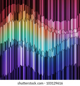 Banner de mosaico colorido, ilustración de eps10 vectoriales