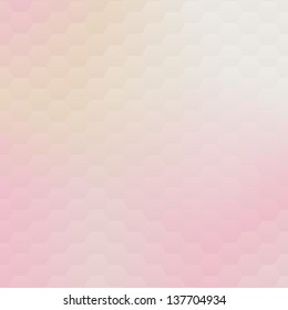 Colorful mosaic banner for your design. Geometric hipster retro background. Honeycomb with gradient background. Elegant vector bokeh texture