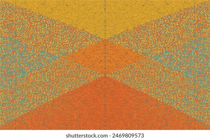 Colorful mosaic cross stitch pattern background. Background image of colorful mosaic cross stitch pattern.with noise and blur effect