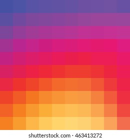 Colorful mosaic gradient color Background Wallpaper. Inspired by instagram new logo 2016.