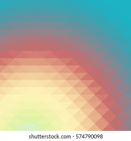 Colorful mosaic low polygon Background Wallpaper. Vector illustration design.