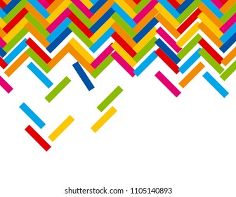 Colorful mosaic in parquet form. Pattern for for header, card, invitation, poster, cover and other web and print design projects. Abstract geometric motif 