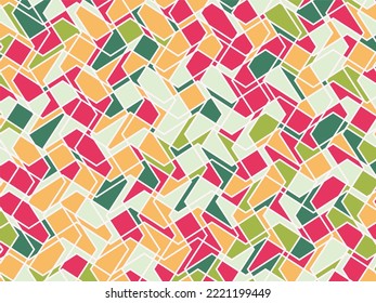 colorful of mosaic pattern, background concept on vector illustrations.