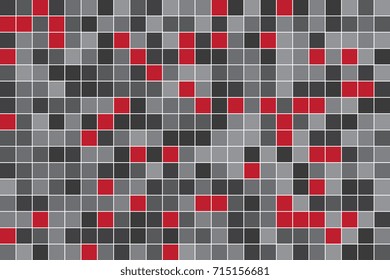 Colorful mosaic pattern design. Abstract background of geometric shapes. Geometric mosaic of squares