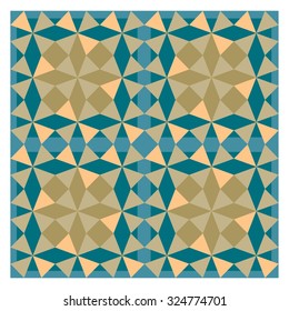 Colorful mosaic pattern, tiling blocks