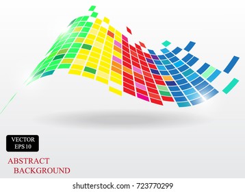 colorful mosaic pattern vector background