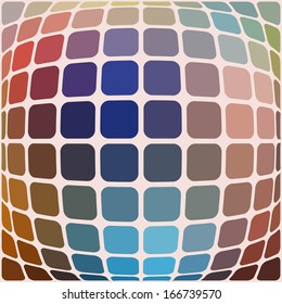 Colorful mosaic pattern, vector illustration. Geometric background. Abstract backdrop