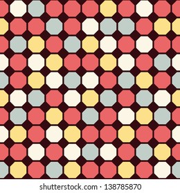 colorful mosaic seamless pattern
