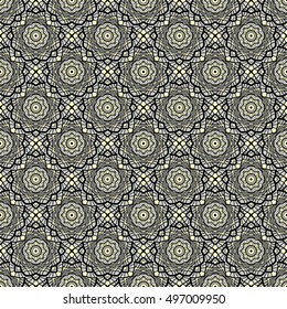 Colorful mosaic seamless pattern background. Vector illustration for your design