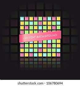 Colorful mosaic structure. Vector design.