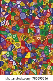 colorful mosaic texture