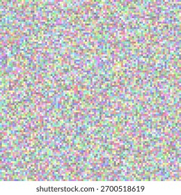 Colorful mosaic of tiny squares forming a vibrant abstract pattern suitable for digital art projects