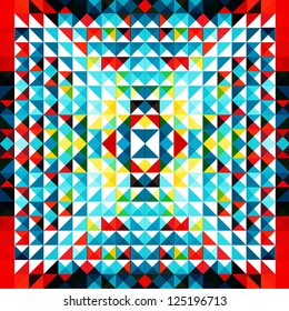 Colorful Mosaic Vector Background | EPS10 Illustration