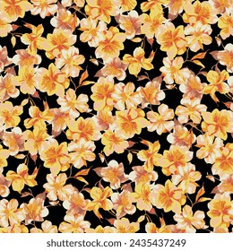 Colorful motif elements developed into large ready to print seamless patters set,mini watercolor hand drawn for textile fabric design