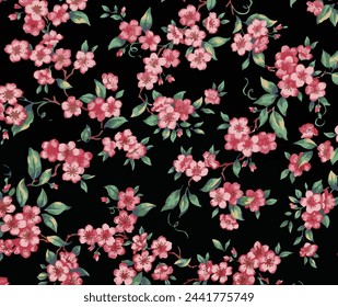 Colorful motif elements developed into large ready to print seamless patters set,mini watercolor hand drawn for textile fabric design