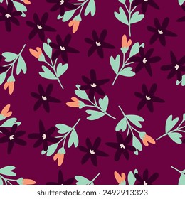 Colorful motif elements developed into large ready to print seamless patters set,mini watercolor hand drawn for textile fabric design