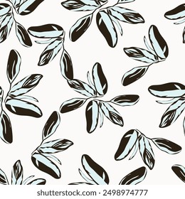 Colorful motif elements developed into large ready to print seamless patters set,mini watercolor hand drawn for textile fabric design