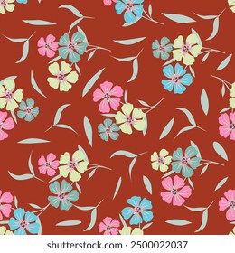 Colorful motif elements developed into large ready to print seamless patters set,mini watercolor hand drawn for textile fabric design