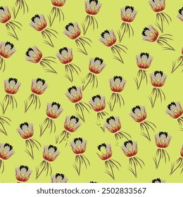 Colorful motif elements developed into large ready to print seamless patters set,mini watercolor hand drawn for textile fabric design