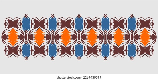 Colorful motif pattern with beautiful background for decoration