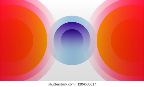 Colorful motion cycle sound wave abstract vector background