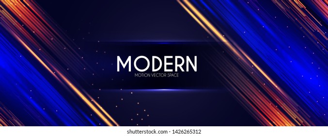 Colorful Motion Striped Effect with Light. Abstract Magic Color Background.