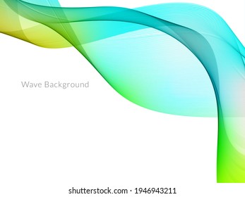 colorful motion wave style abstract background vector
