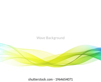 colorful motion wave style abstract background vector