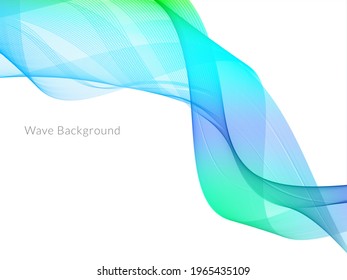 colorful motion wave style abstract background vector
