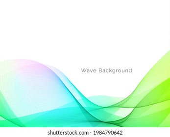 colorful motion wave style abstract background vector