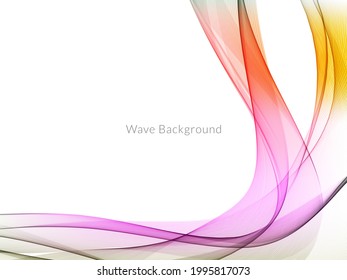 colorful motion wave style abstract background vector
