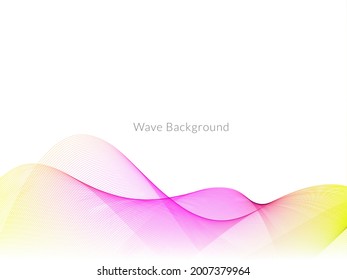 colorful motion wave style abstract background vector