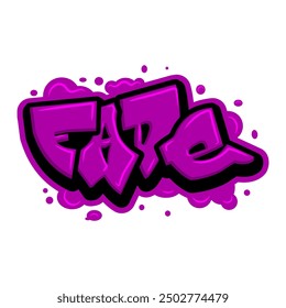 Colorful motivational typography art illustration