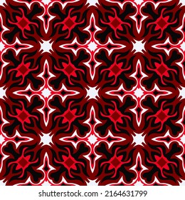 Colorful motley seamless pattern with Japanese motives.
 Overlapping art forms, stripes, polygons, segments are grouped and arranged in a certain order. Vector. 