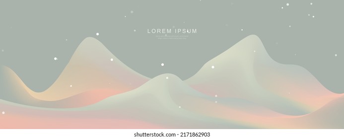 Colorful mountain background. Abstract landscapes. Website, banner and brochure background