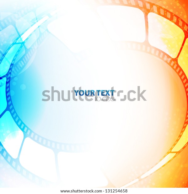 Colorful Movie Background Stock Vector Royalty Free 131254658