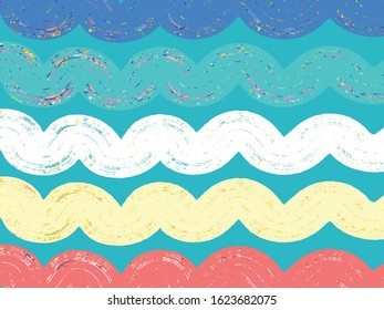 colorful multi colored wave pattern background