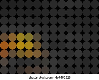 colorful multicolor circle dots geometric low polygon gradient graphic abstract background vector eps10