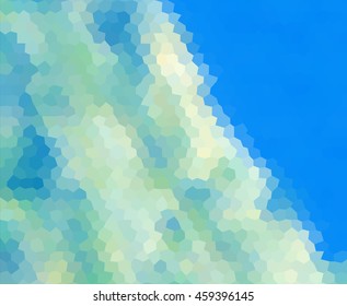 colorful multicolor hexagon geometric low polygon gradient graphic abstract background vector eps10