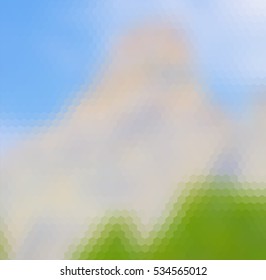 colorful multicolor hexagon geometric low polygon gradient graphic abstract background vector eps10