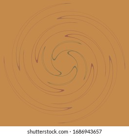colorful, multicolor and monochrome cyclic, cycle concentric ring. revolved spiral, vortex, whorl. abstract circular, radial loop shape, element over colored backdrop, background