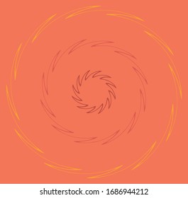 colorful, multicolor and monochrome cyclic, cycle concentric ring. revolved spiral, vortex, whorl. abstract circular, radial loop shape, element over colored backdrop, background